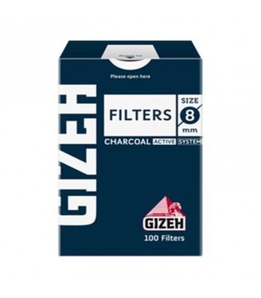 GIZEH FILTROS REGULAR CARBON ACT 100 FILTROS 10UDS
