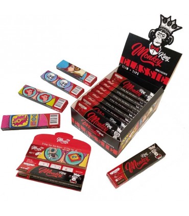 PACK CLASSIC KS UNBLEACHED+TIPS 24UDS MONKEY KING