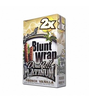 BLUNT WRAP PLATINUM FRENCH VANILLA 25UDS