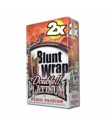 BLUNT WRAP PLATINUM PEACH PASSION 25UDS