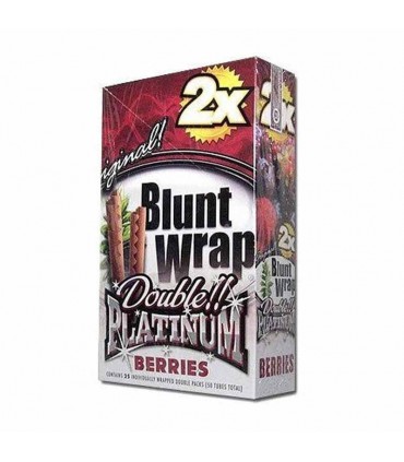 BLUNT WRAP PLATINUM BERRYS 25UDS