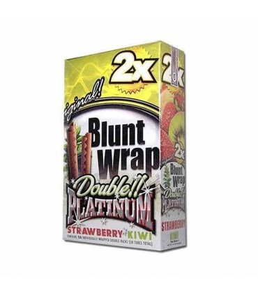 BLUNT WRAP PLATINUM STRAWBERRY KIWI 25UDS