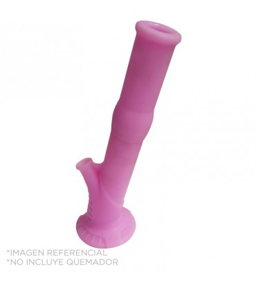 BONG SILICONA FLUORESCENTE 35CM 2 PIEZA