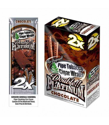 BLUNT WRAP PLATINUM CHOCOLATE 25UDS