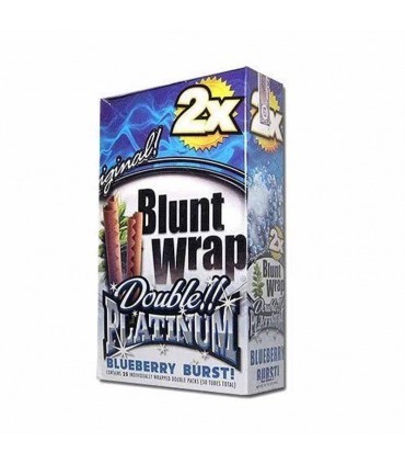 BLUNT WRAP PLATINUM BLUEBERRY BURST 25UDS
