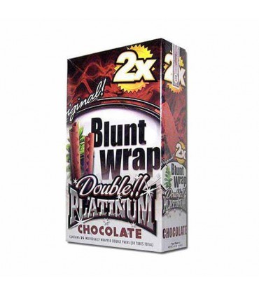 BLUNT WRAP PLATINUM CHOCOLATE 25UDS