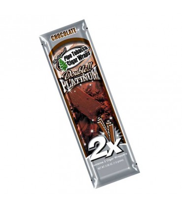 BLUNT WRAP PLATINUM CHOCOLATE 25UDS