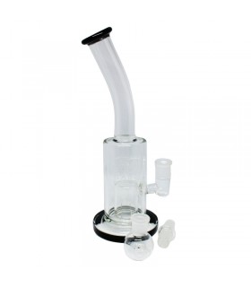 Bong Pyrex Base Gruesa 26cm + Quemador 710 Labs | Hortitec Bong Pyrex Base Gruesa 26cm + Quemador 710 Labs | Hortitec