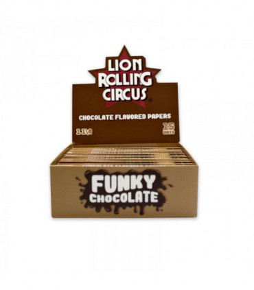 Display 15uds papel Funky Chocolate 1 1/4 | Lion Rolling Circus | Hortitec