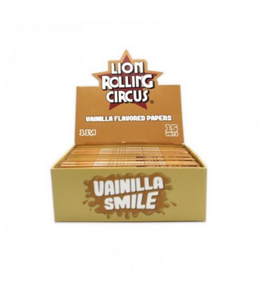 Display 15uds papel Vainilla Smile 1 1/4 | Lion Rolling Circus | Hortitec