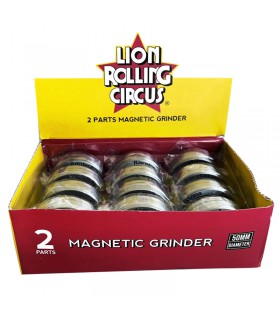 Display de 12 Grinders Metálicos de 2 partes surtidos de Lion Rolling Circus | Hortitec Display de 12 Grinders Metálicos de 2 partes surtidos de Lion Rolling Circus | Hortitec