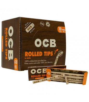 Paquete de 20 paquetes de Tips Preenrolados de OCB | Hortitec