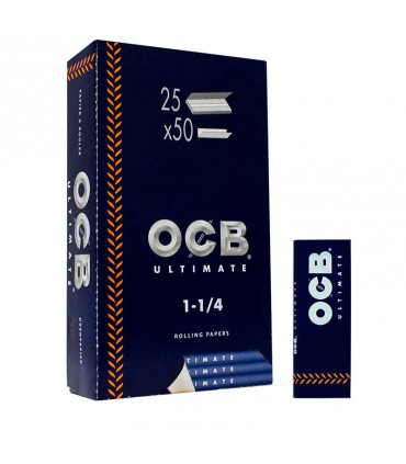 Display de 25uds Papel Ultimate 1 1/4 OCB | Hortitec