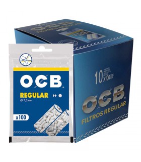 Paquete de 10 sobres de Filtros Regular OCB | Hortitec Paquete de 10 sobres de Filtros Regular OCB | Hortitec