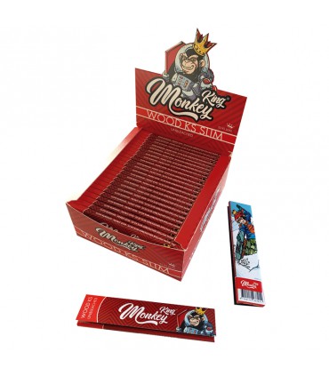 Papel Ks Slim Unbleached 50uds Monkey King