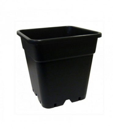 Maceta cuadrada 18L de 27x27x38cm | Hortitec