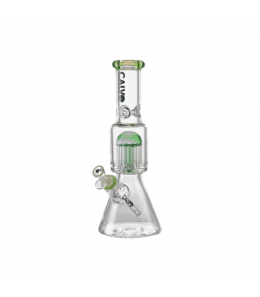 BEAKER TREE PERC 35CM GREEN CALVO GLASS