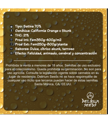 DELIRIUM SEEDS DELIRIUM TANGI 2UDS