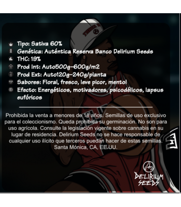 DELIRIUM SEEDS MICHAEL D 3XL AUTO 2UDS