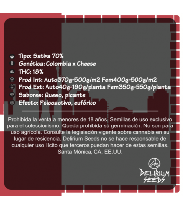DELIRIUM SEEDS NEW YORK CHEESE AUTO 4UDS