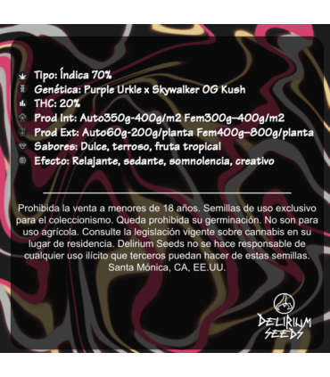 DELIRIUM SEEDS RED RAPPER AUTO 4UDS