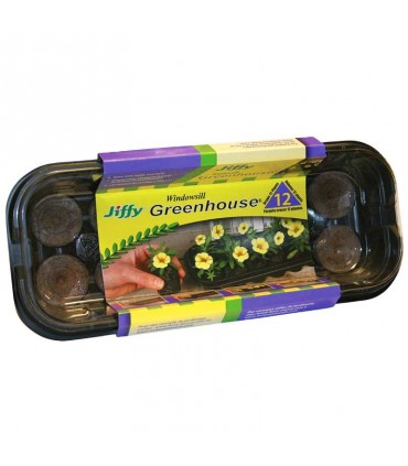 MICRO INVERNADERO CON 12 JIFFY 7 36MM 17UDS