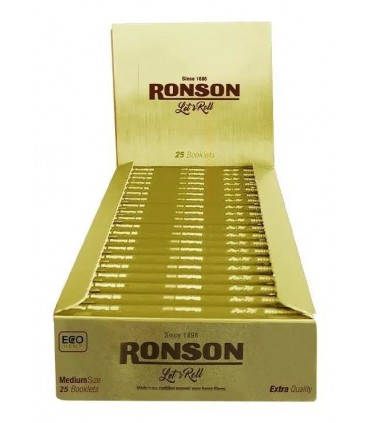 RONSON PAPEL ORGANIC HEMP MEDIUM SIZE 25UDS