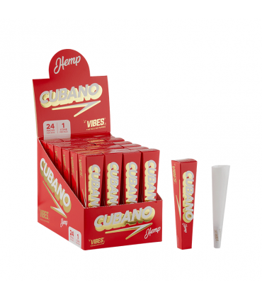 CUBANO ROLLING PAPERS HEMP 24UDS VIBES