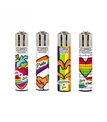 ENCENDEDOR CLIPPER RAINBOW PRIDE 24UDS