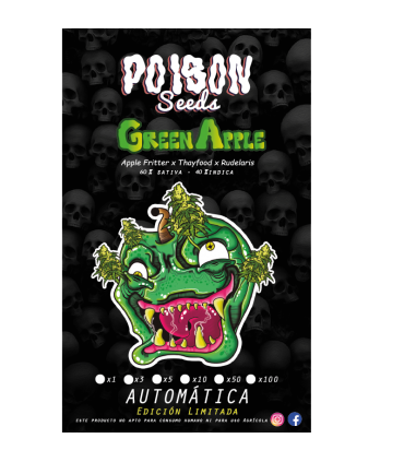 POISON SEEDS GREEN APPLE AUTO 100UDS