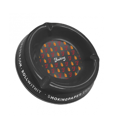 SMOKING CENICERO BLACK FLAMES 5UDS