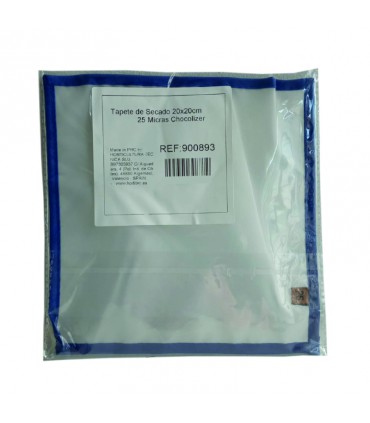 TAPETE DE SECADO 20X20CM 25 MICRAS CHOCOLIZER