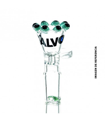 QUEMADOR PERLA 18MM TEAL CALVO GLASS