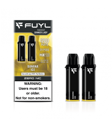 VAPE RECARGABLE BANANA ICE 1200 PUFFS FUYL