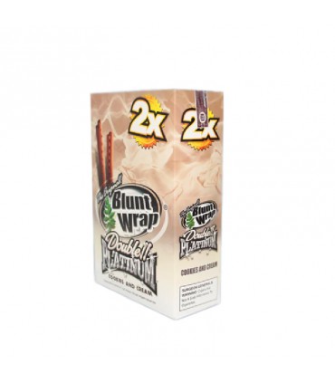 BLUNT WRAP PLATINUM COOKIES AND CREAM 25UDS