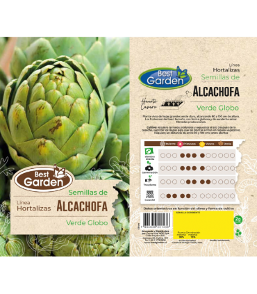 BEST GARDEN SEMILLA ALCACHOFA 2GRS 5UDS