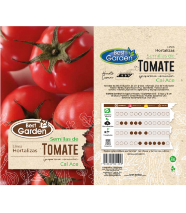 BEST GARDEN SEMILLA TOMATE ACE 2GRS 5UDS