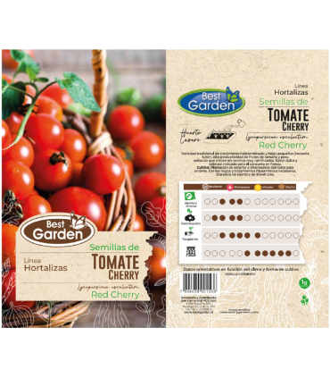 BEST GARDEN SEMILLA TOMATE CERRY 1GR 5UDS