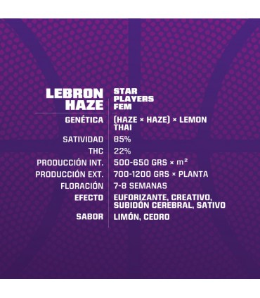 LEBRON HAZE 2UDS BSF SEEDS