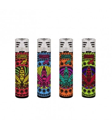 ENCENDEDORES CLIPPER JET MANDA LEAVES 24UDS