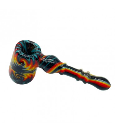 PIPA WIG WAG HAMMER BLACK 14CM CALVO GLASS