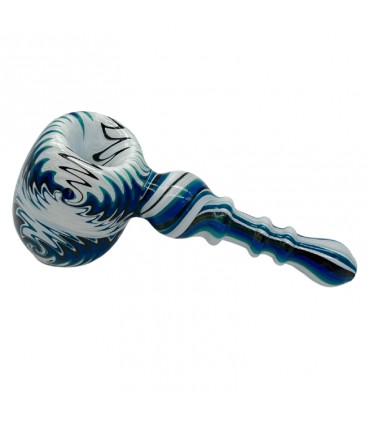 PIPA WIG WAG HAMMER BLUE 12CM CALVO GLASS