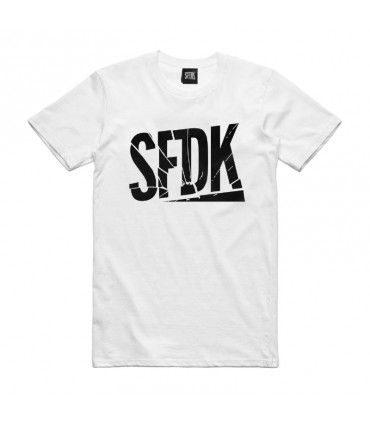 POLERA BLANCA LETRAS NEGRAS TALLA XL 1UD SFDK