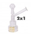 BONG SHOWERHEAD TORTA 12CM M 14MM 710 LABS 2X1