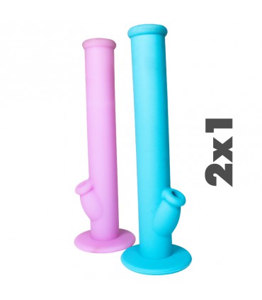 BONG SILICONA + QUEMADOR 710 LABS 2X1