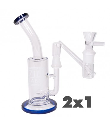 BONG EXTR EN LINEA 20CM QUEM M 14MM 710 LABS 2X1