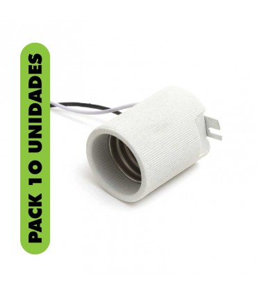 SOQUETE PORTALAMPARAS E40 10UDS