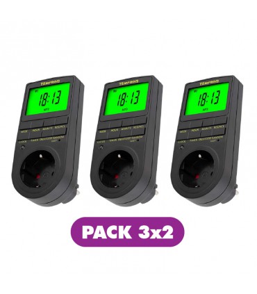 TIMER TEMPRO DIGITAL CONEXION EURO GH 3X2