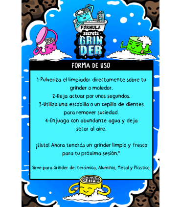 LIMPIADOR GRINDER 250ML FORMULA SECRETA