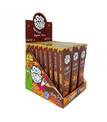 SOULBLIME CONOS ORGANICOS KING SIZE 24UDS